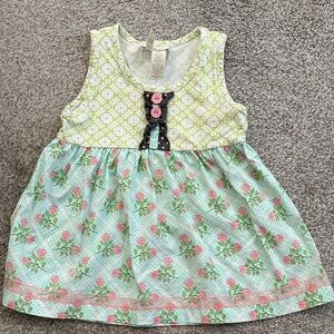 Matilda Jane Green and Pink Patterned Top